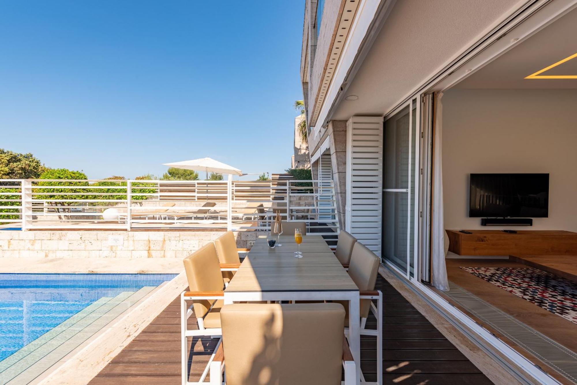 Villa Oleander Zadarvillas ペトルチャネ エクステリア 写真