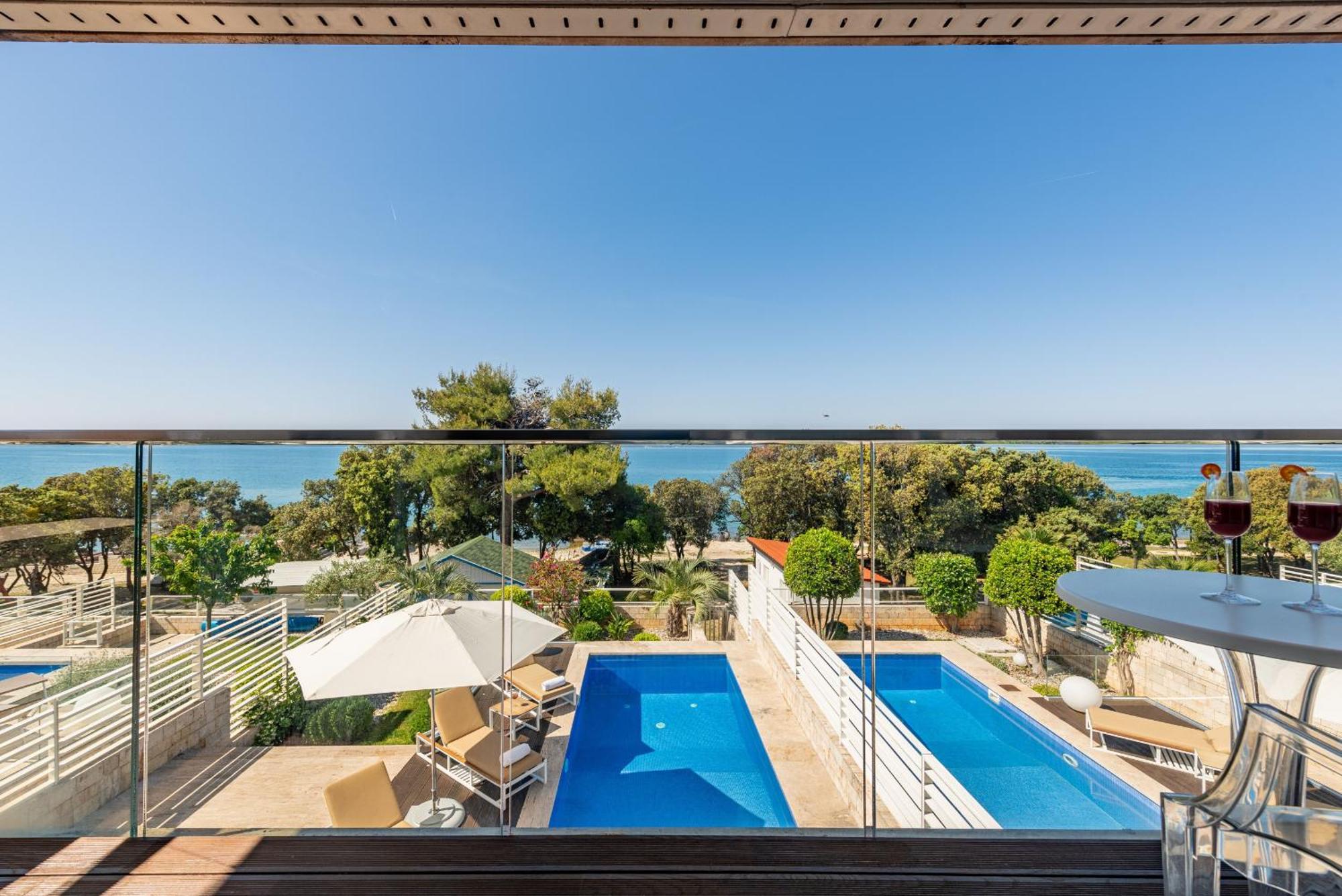 Villa Oleander Zadarvillas ペトルチャネ エクステリア 写真